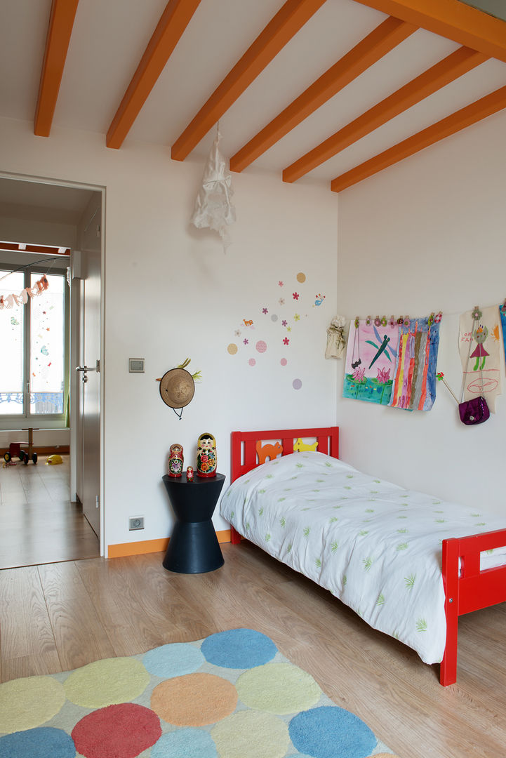 Epure & Bien-être, MELANIE LALLEMAND ARCHITECTURES MELANIE LALLEMAND ARCHITECTURES ห้องนอนเด็ก