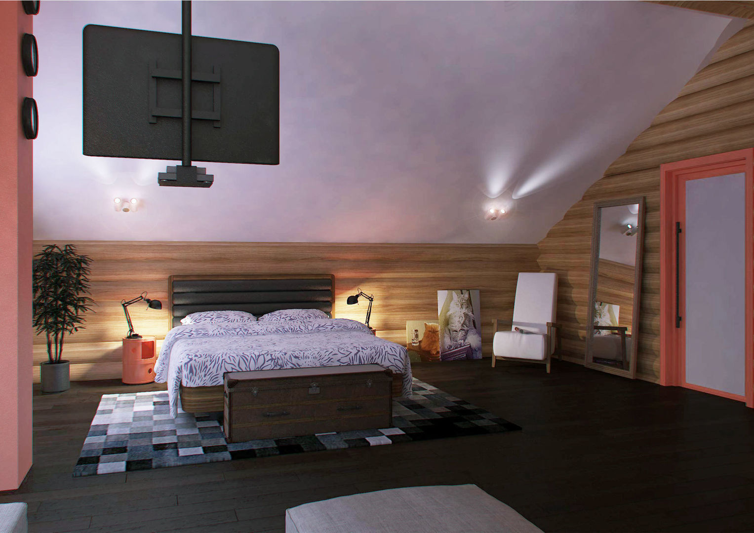 homify Camera da letto eclettica