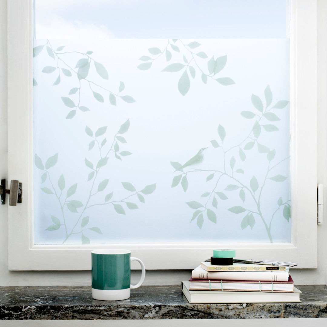 Birds in Tree BY MAY/ Siluett Frost Window Film Modern windows & doors Window decoration