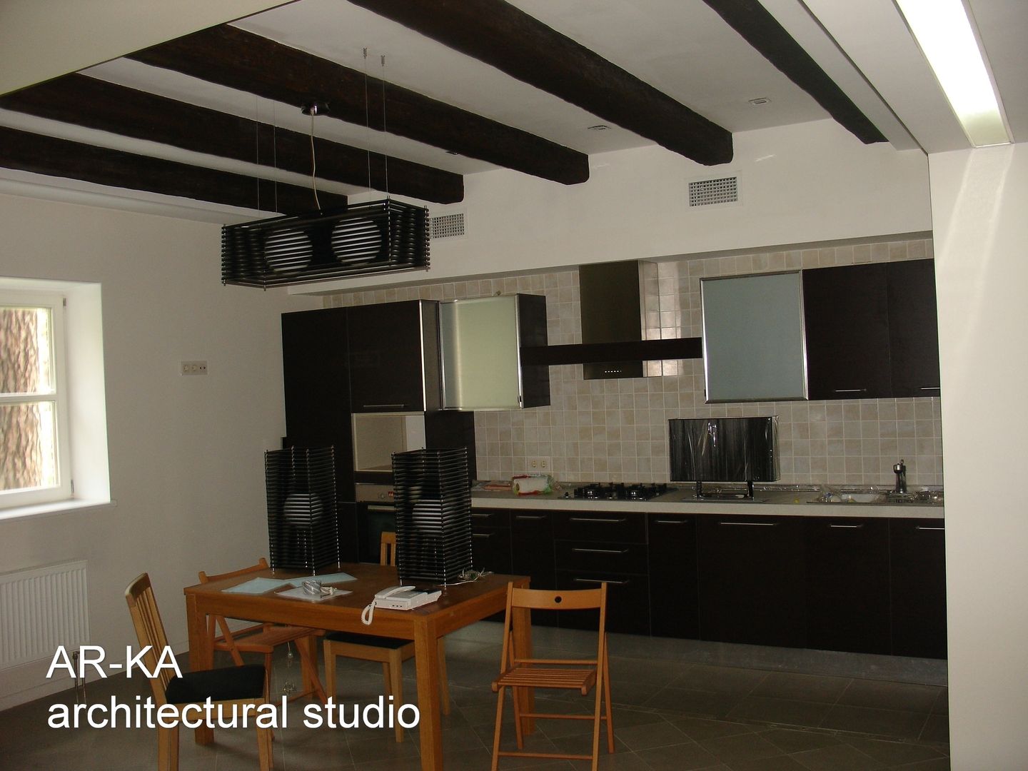 Дом в Малаховке, AR-KA architectural studio AR-KA architectural studio ห้องครัว