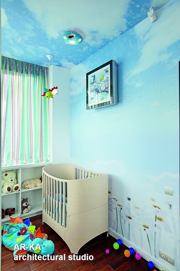 Жизнь в ШОКОЛАДЕ, AR-KA architectural studio AR-KA architectural studio Nursery/kid’s room
