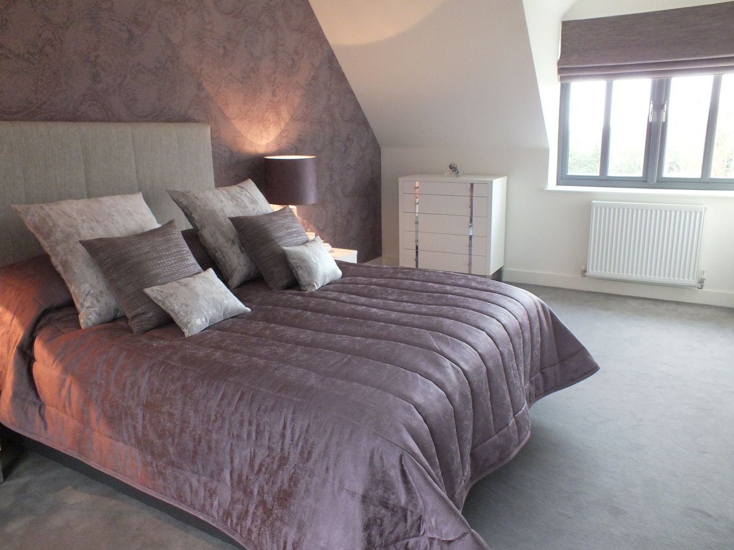 New build Hampshire UK At No 19 Modern style bedroom