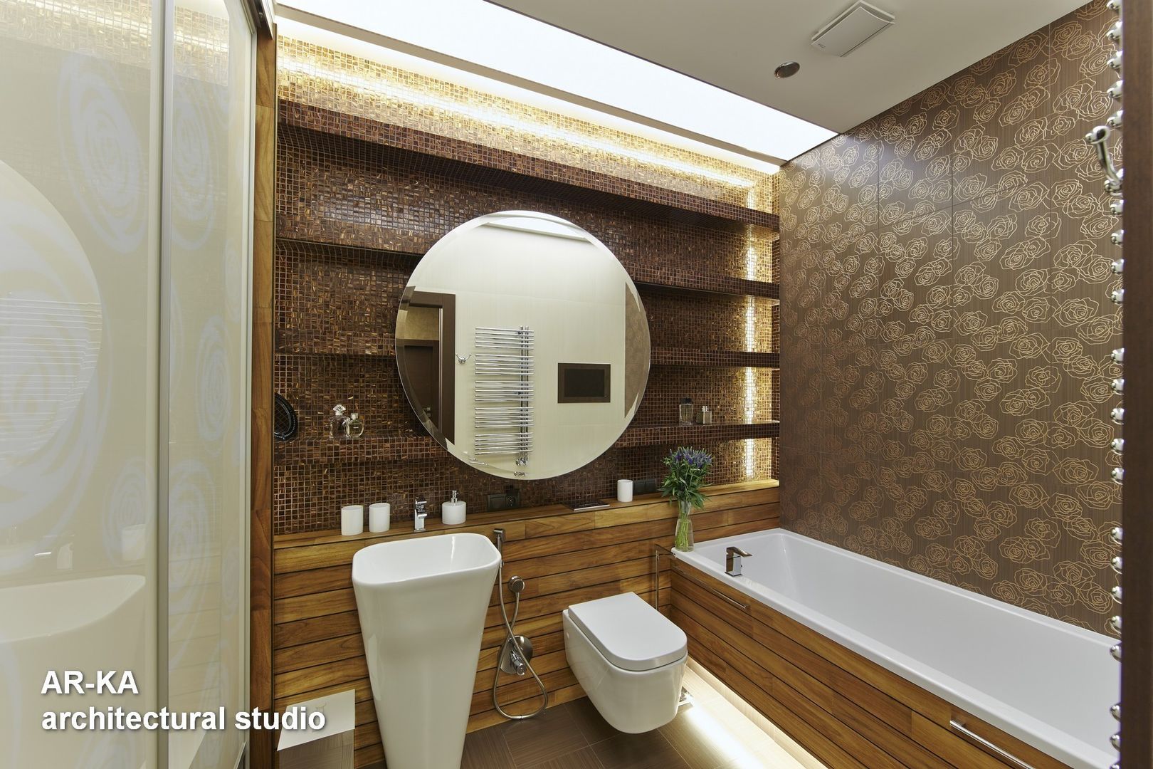 Все сложное - ПРОСТО, AR-KA architectural studio AR-KA architectural studio Modern bathroom