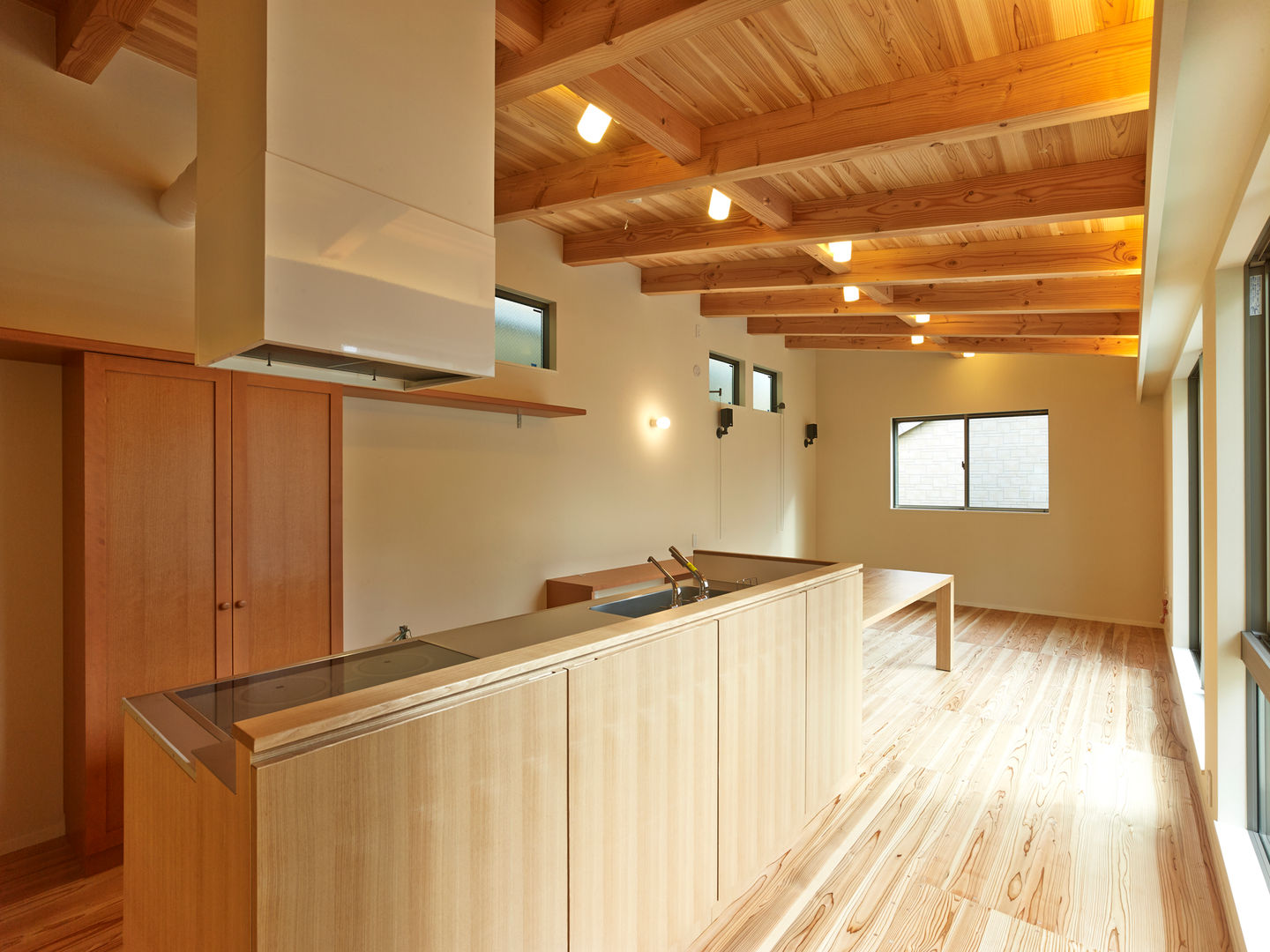 上町の家, 鶴巻デザイン室 鶴巻デザイン室 現代廚房設計點子、靈感&圖片