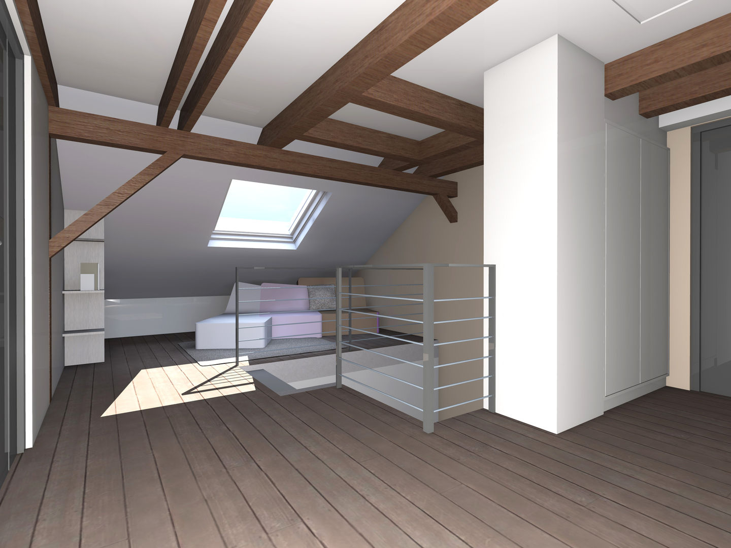 Modélisation 3D du projet J'ose - Architecte d'intérieur