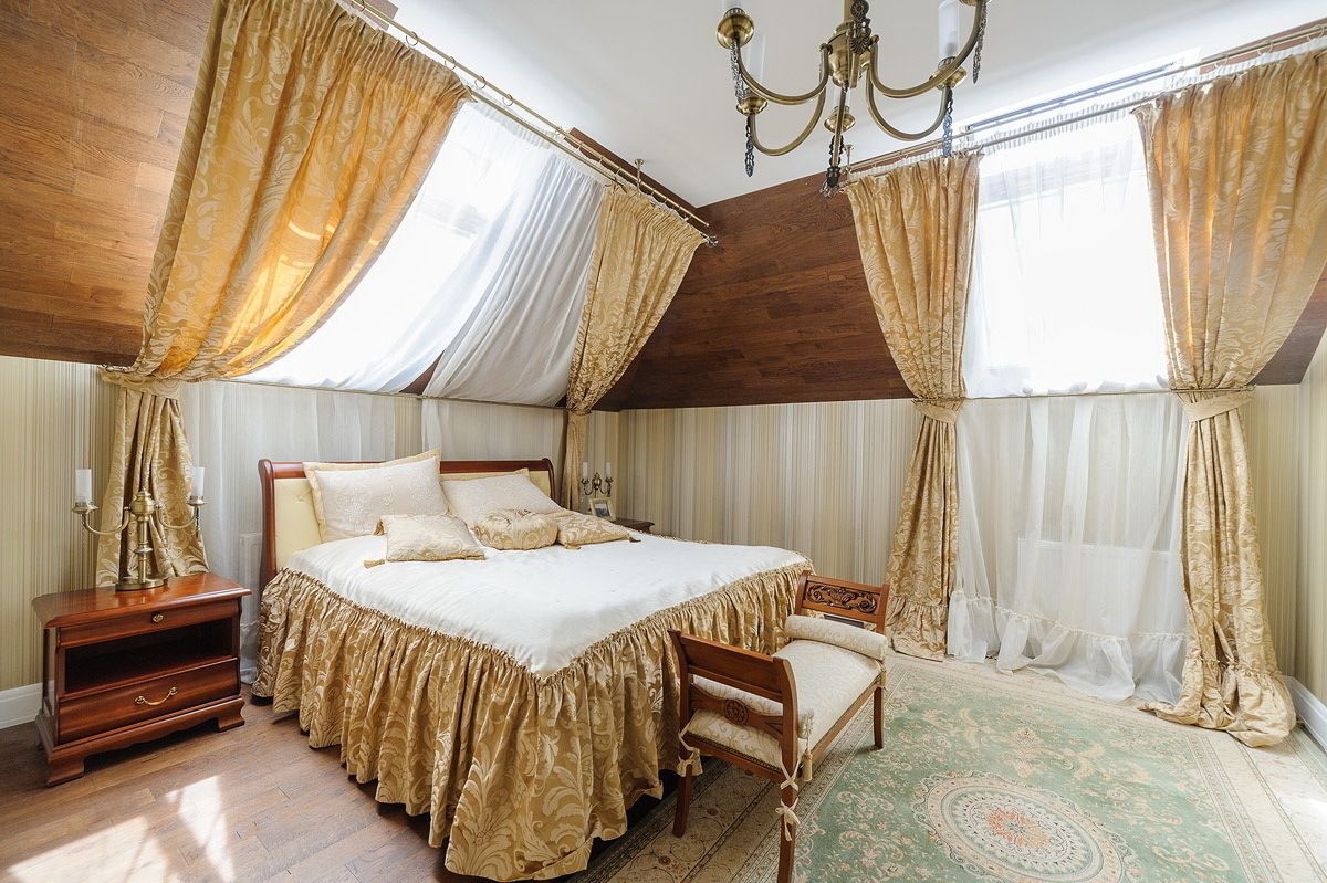 Частный дом Минская обл. Angelika Moroz interior design Спальня в классическом стиле