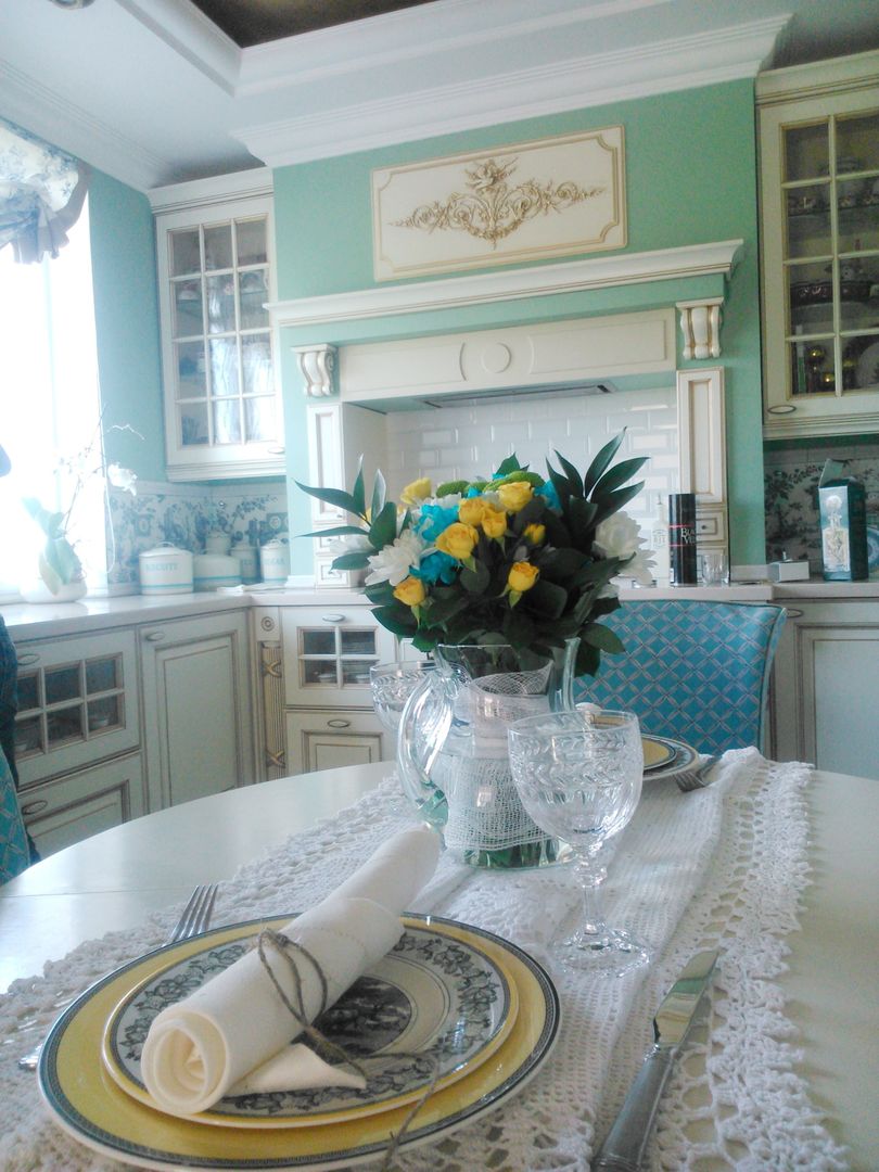 Частный дом Минская обл. Angelika Moroz interior design Кухня в классическом стиле