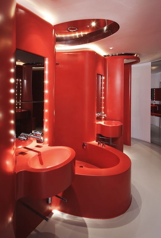 HOTEL PUERTA AMERICA, Madrid, Habitación Ron Arad, RAFAEL VARGAS FOTOGRAFIA SL RAFAEL VARGAS FOTOGRAFIA SL Modern Banyo