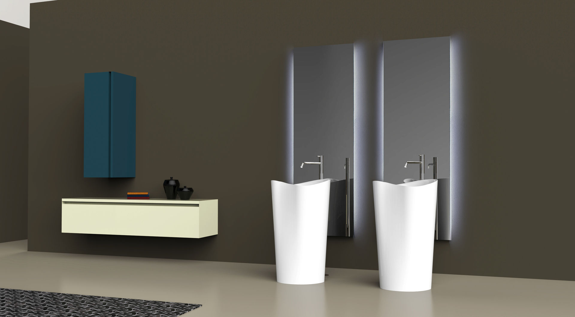Fe-Man (designer Leonardo Mercurio), CRISTALPLANT CRISTALPLANT Ванна кімната