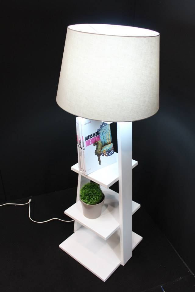 Librerylamp, antoniolaidesign antoniolaidesign Salas de estilo minimalista Iluminación