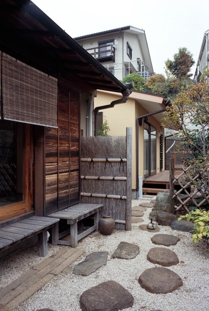 平屋 和風モダンの家, 忘蹄庵建築設計室 忘蹄庵建築設計室 Asian style houses