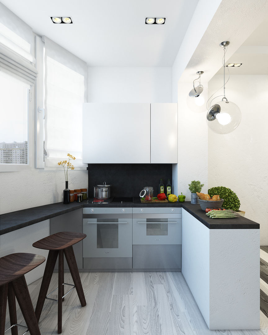 Кухня/столовая, Eclectic DesignStudio Eclectic DesignStudio Minimalist kitchen