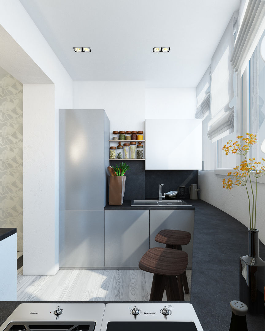 Кухня/столовая, Eclectic DesignStudio Eclectic DesignStudio Minimalist kitchen