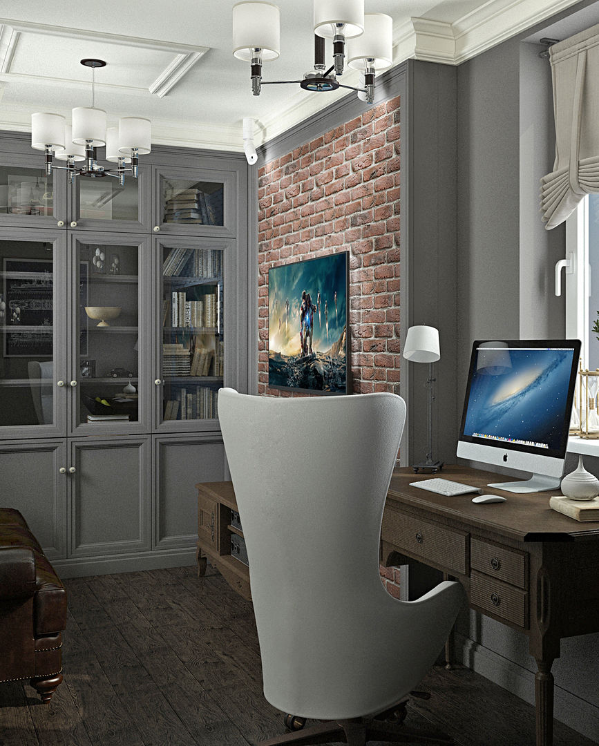 homify Classic style study/office