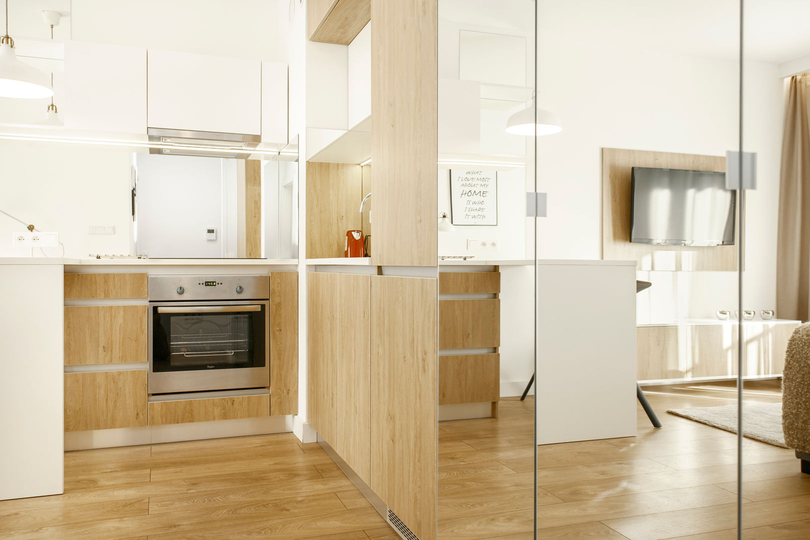 NADWIŚLAŃSKA 11 - 31m2, UNQO UNQO Modern style kitchen