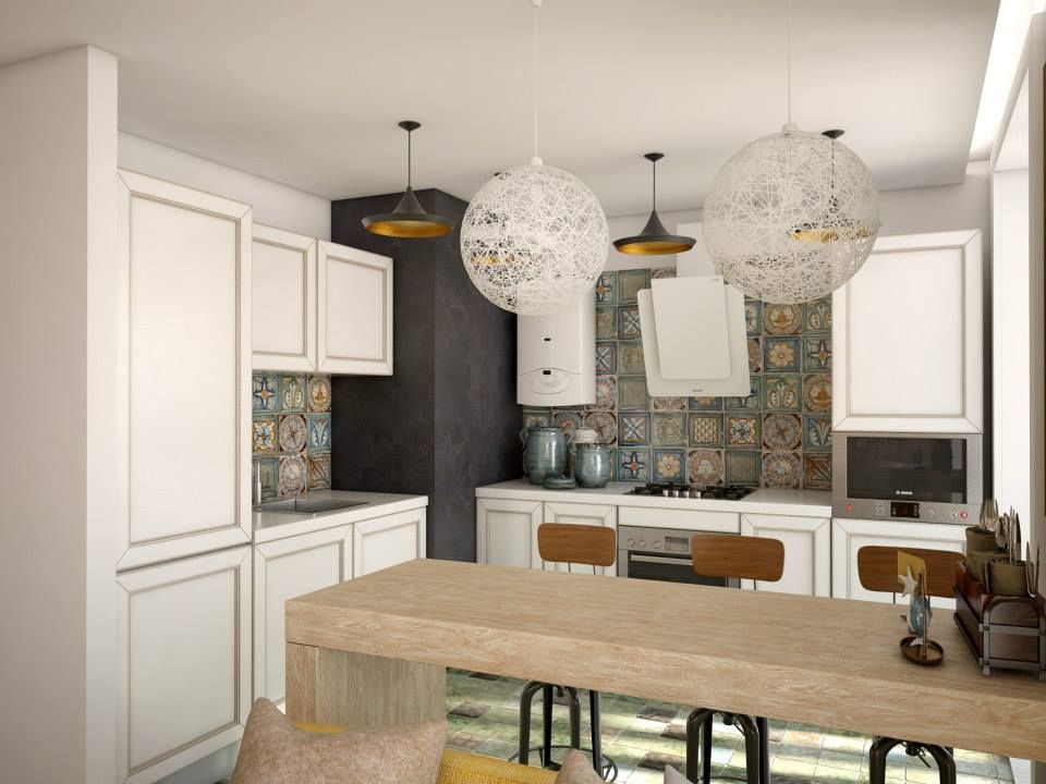 48 метров уюта, YOUR PROJECT YOUR PROJECT Industrial style kitchen