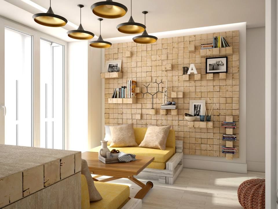 48 метров уюта, YOUR PROJECT YOUR PROJECT Industrial style living room