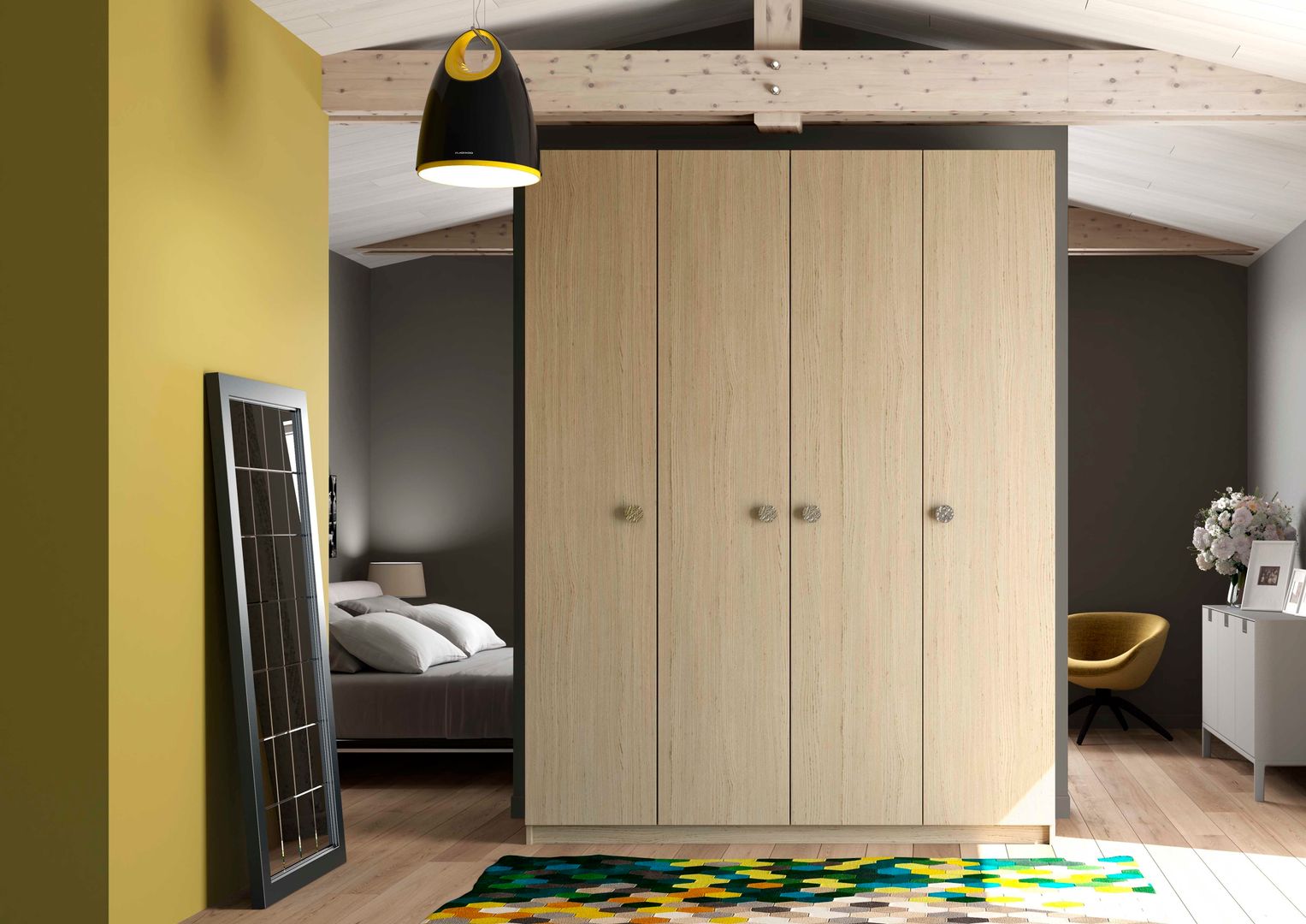 Armoire sur-mesure, Centimetre.com Centimetre.com Scandinavian style dressing room Wardrobes & drawers