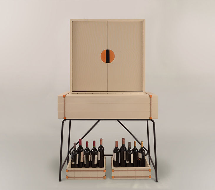 Mueble Bodega, Eugenio Aguirre Eugenio Aguirre Modern wine cellar Wood Wood effect Wine cellar