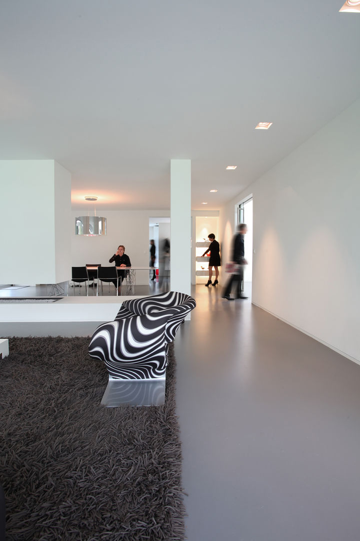 Design bungalow in Bilthoven, Lab32 architecten Lab32 architecten Modern living room