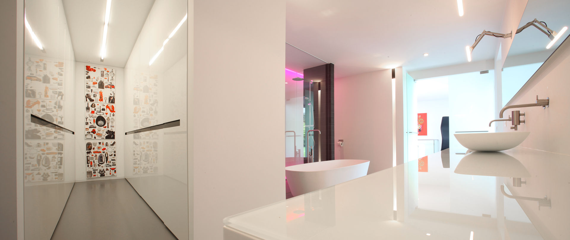 Design bungalow in Bilthoven, Lab32 architecten Lab32 architecten Modern bathroom