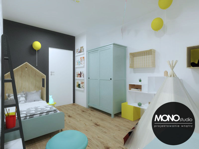 Pokój niemowlaka , MONOstudio MONOstudio Scandinavian style nursery/kids room