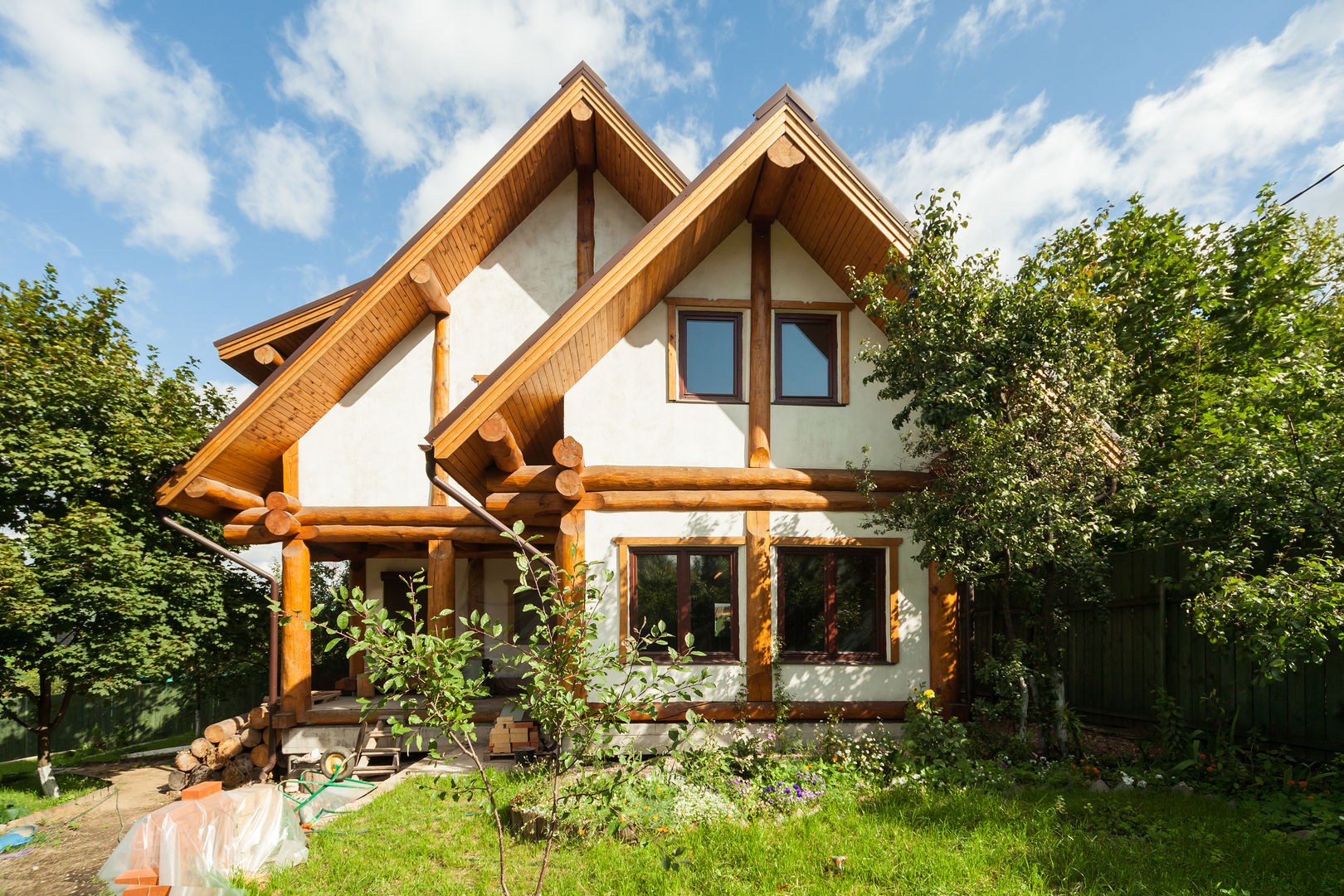 Smart Wood - post and beam, Smart Wood Smart Wood Дома в рустикальном стиле