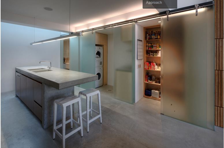 Photo by Brett Boardman Sam Crawford Architects Modern style kitchen