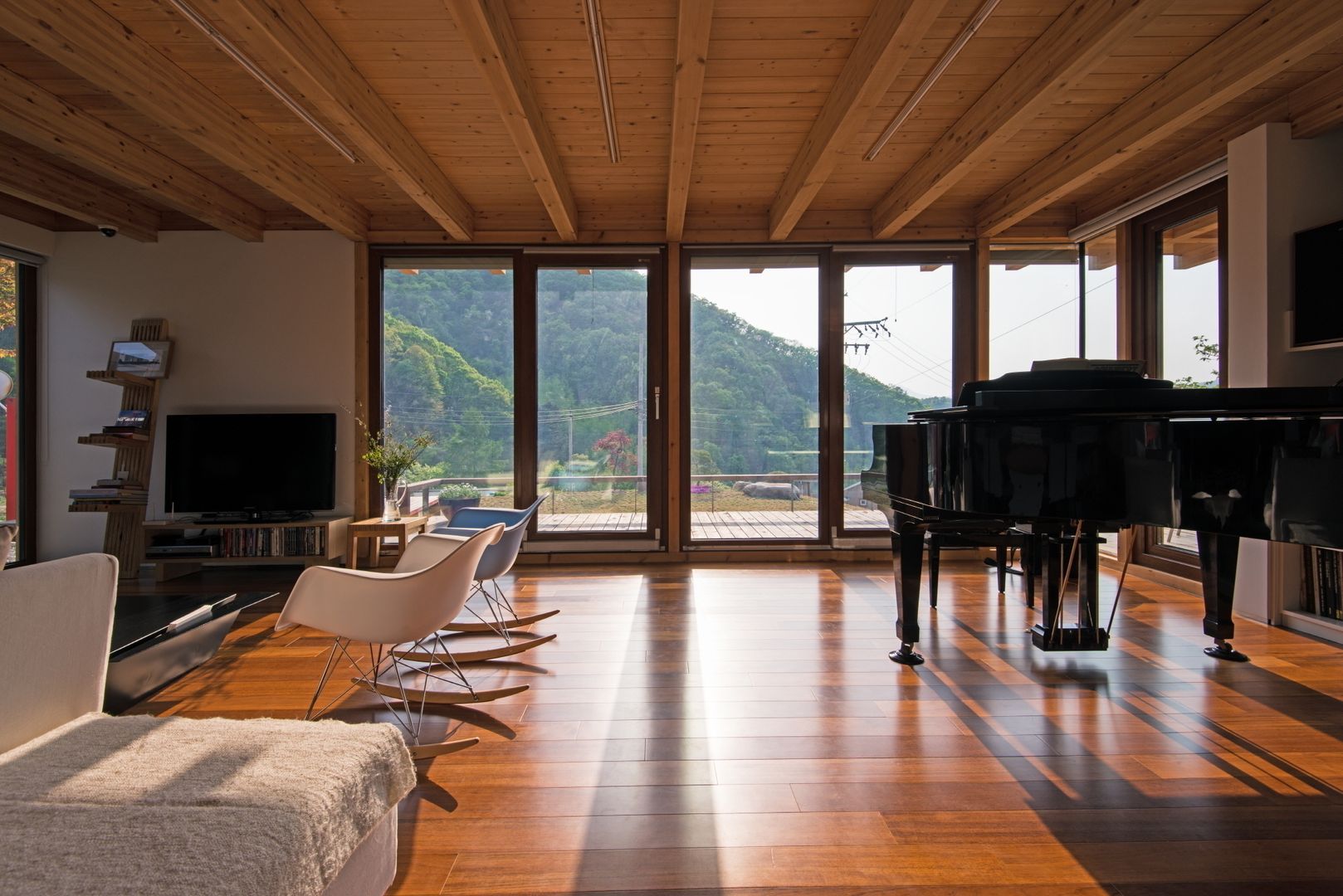 Seo-Kyeong-Dab-Ka (西景答家), KAWA Design Group KAWA Design Group Salones modernos