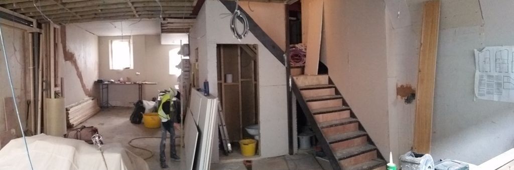 THE STAIRCASE - DURING CONSTRUCTION IS AND REN STUDIOS LTD