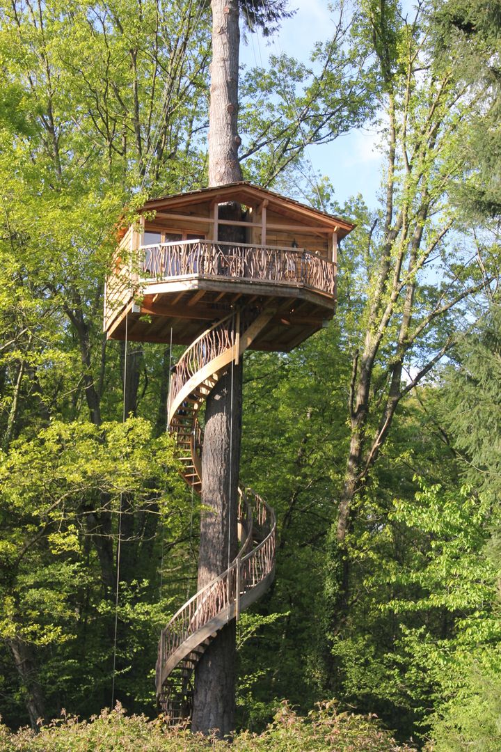 Las cabañas en los árboles del Pais Vasco, Cabañas en los árboles Cabañas en los árboles Ruang Komersial Hotels