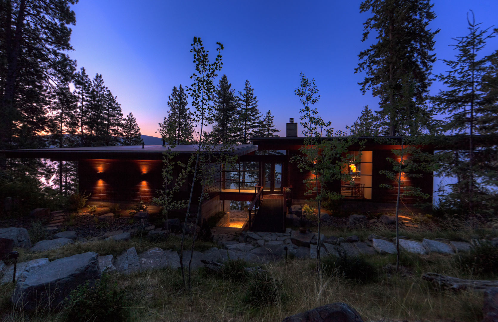 Coeur D'Alene Residence, Uptic Studios Uptic Studios Maisons modernes