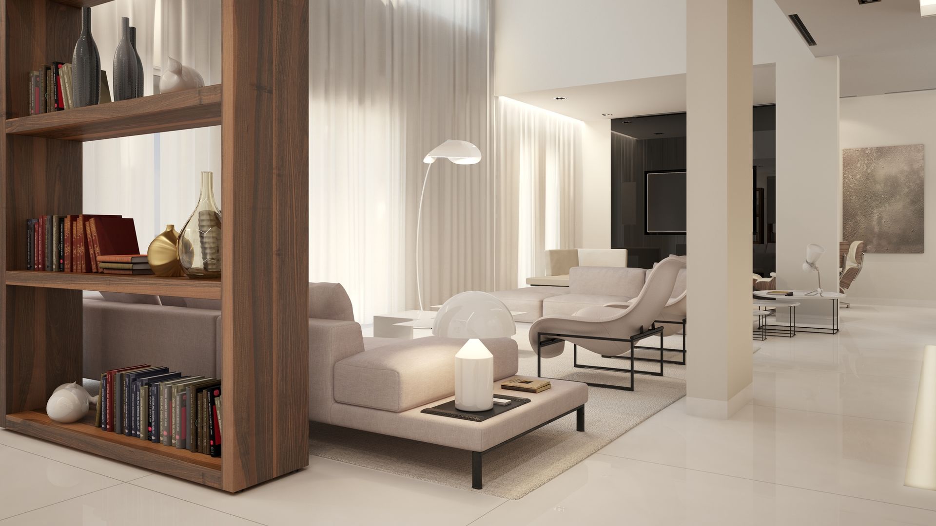 Spaceroom - Interior Design: minimalist tarz , Minimalist