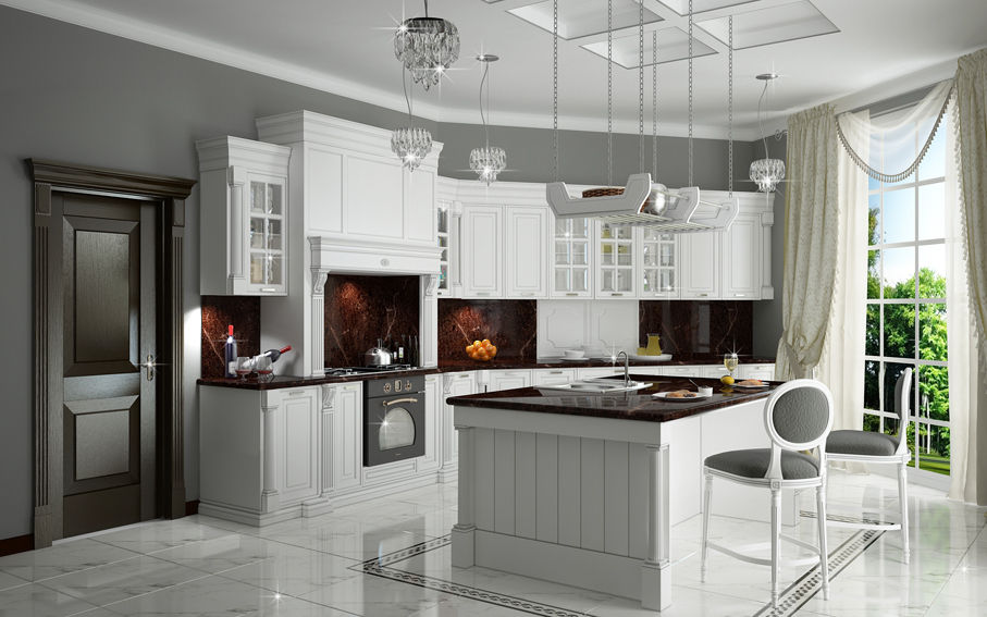 Interiors, Мастерская дизайна INDIZZ Мастерская дизайна INDIZZ Classic style kitchen