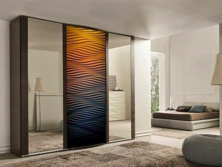 Decorative panels MDF 3D Luxum Modern dressing room