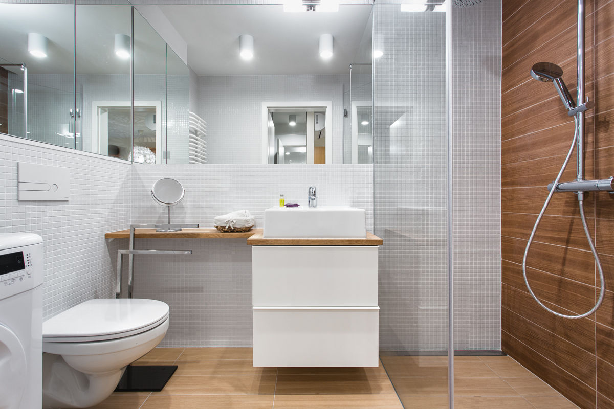 Nadwiślańska 11 - 37m2, UNQO UNQO Modern bathroom