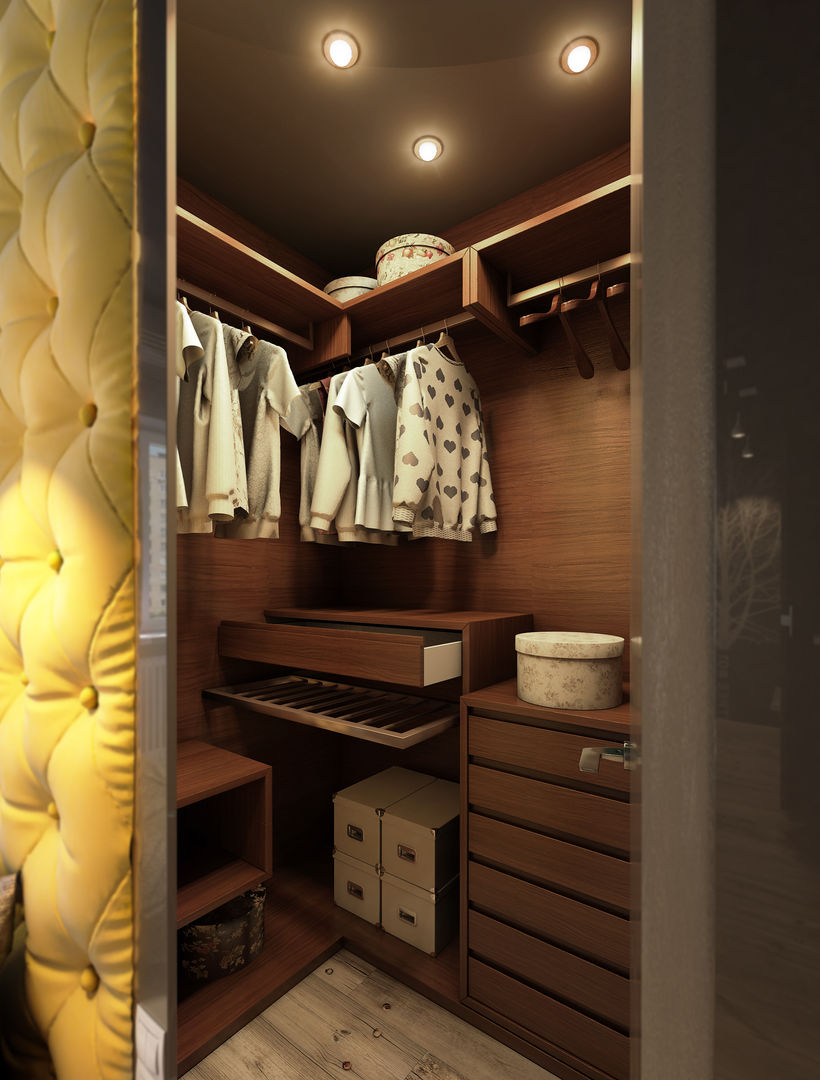 homify Eclectic style dressing room