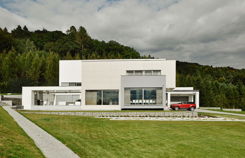 DOM ZI, MACIEJ JANECZEK ARCHITEKT MACIEJ JANECZEK ARCHITEKT Modern houses