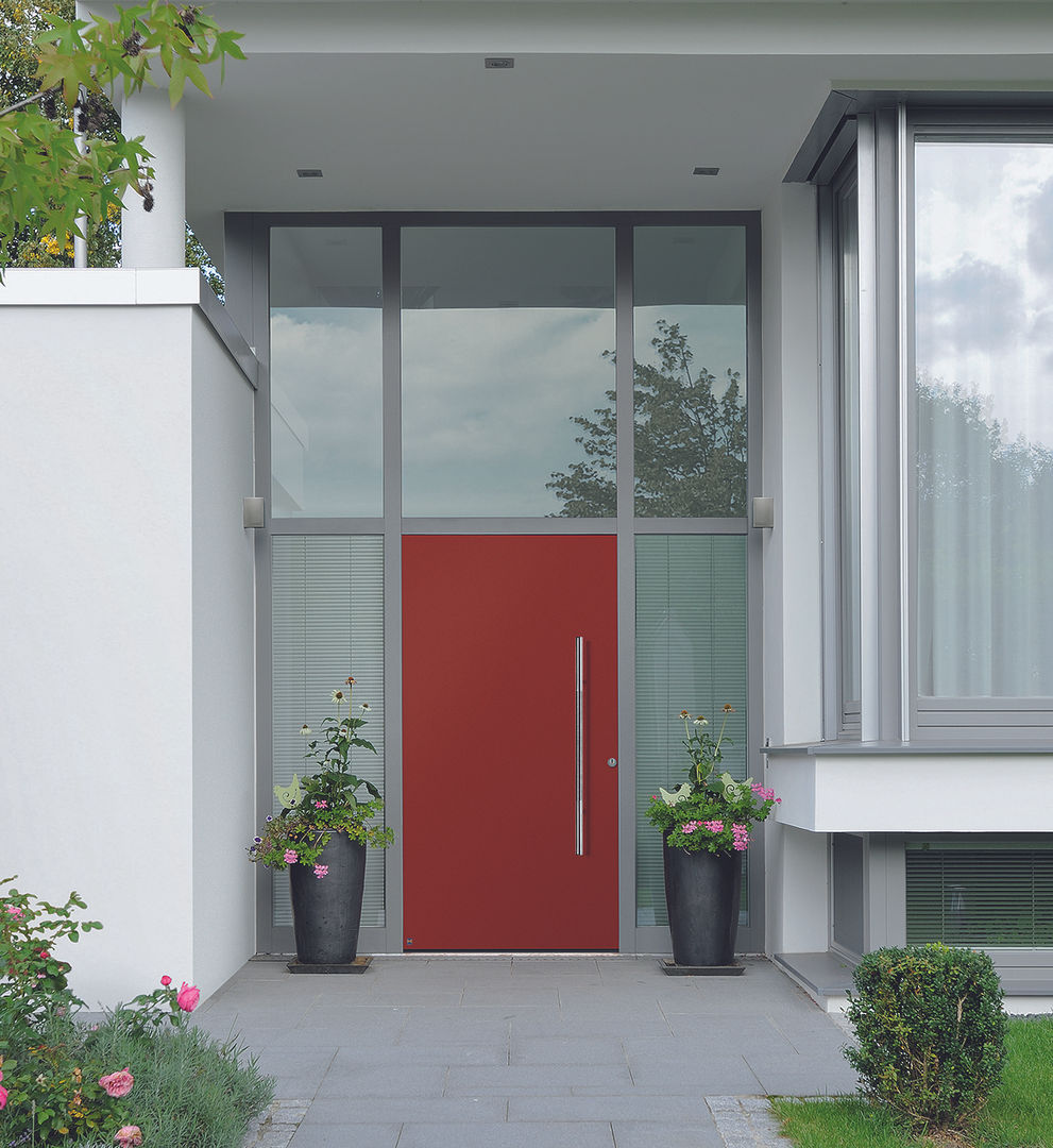 Portes d’entrée Hörmann 2014 : ouvertures sur les bâtiments BBC, passifs et positifs, HORMANN HORMANN Portas de entrada