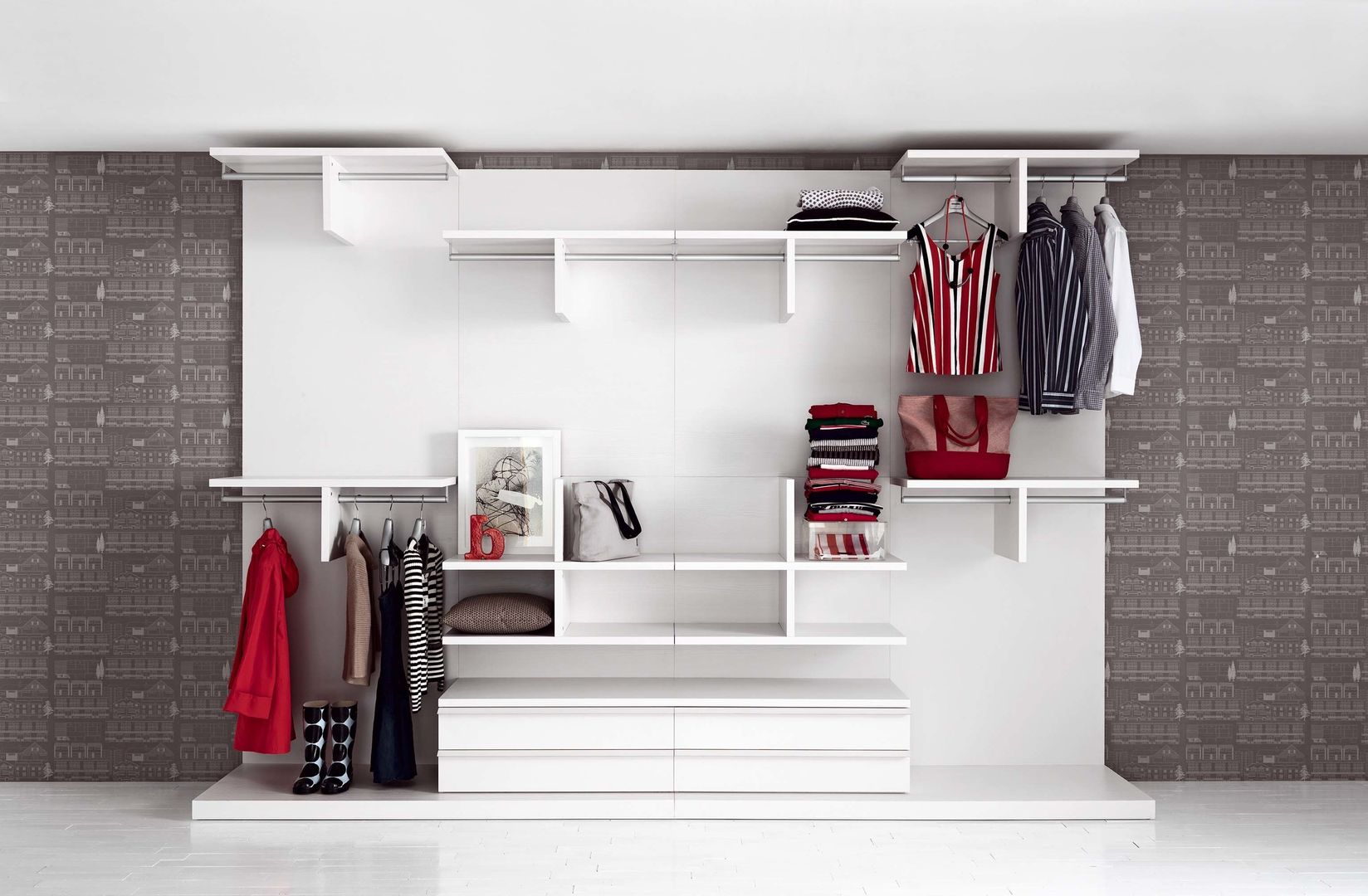 homify Modern style dressing rooms Storage