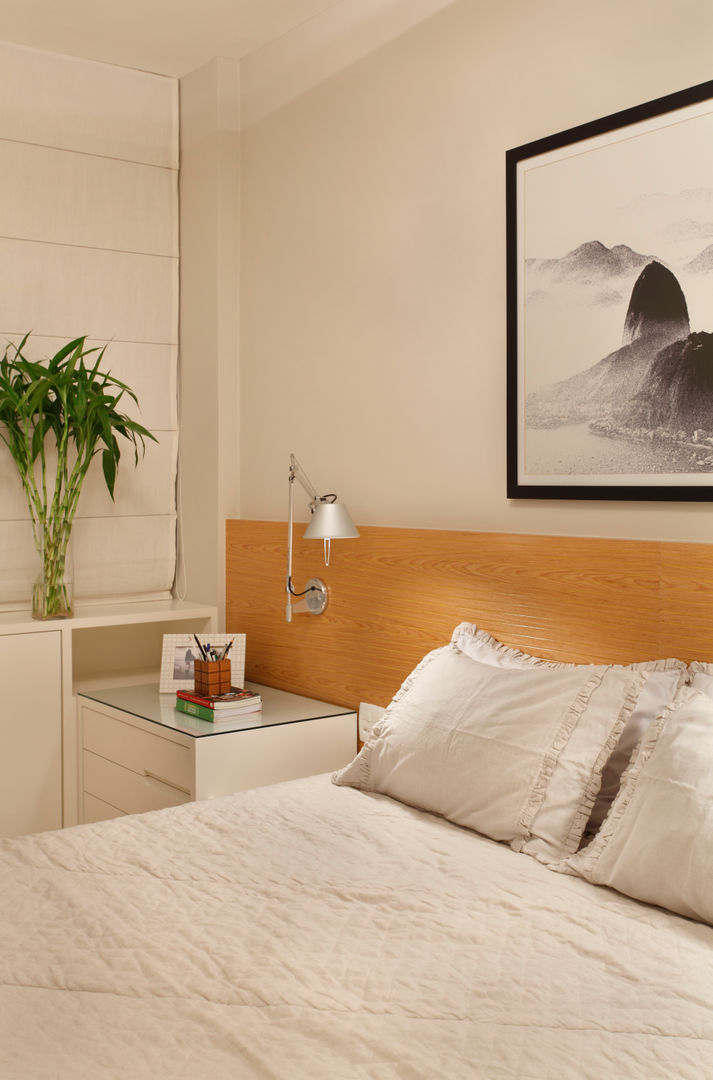 Apartamento, Bel Castro Arquitetos Bel Castro Arquitetos Kamar Tidur Modern