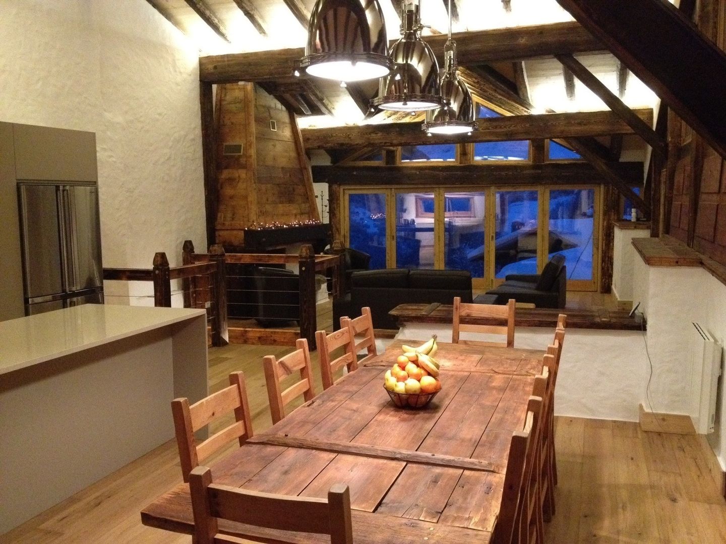 Val D'isere France, CasaNora CasaNora Rustic style dining room