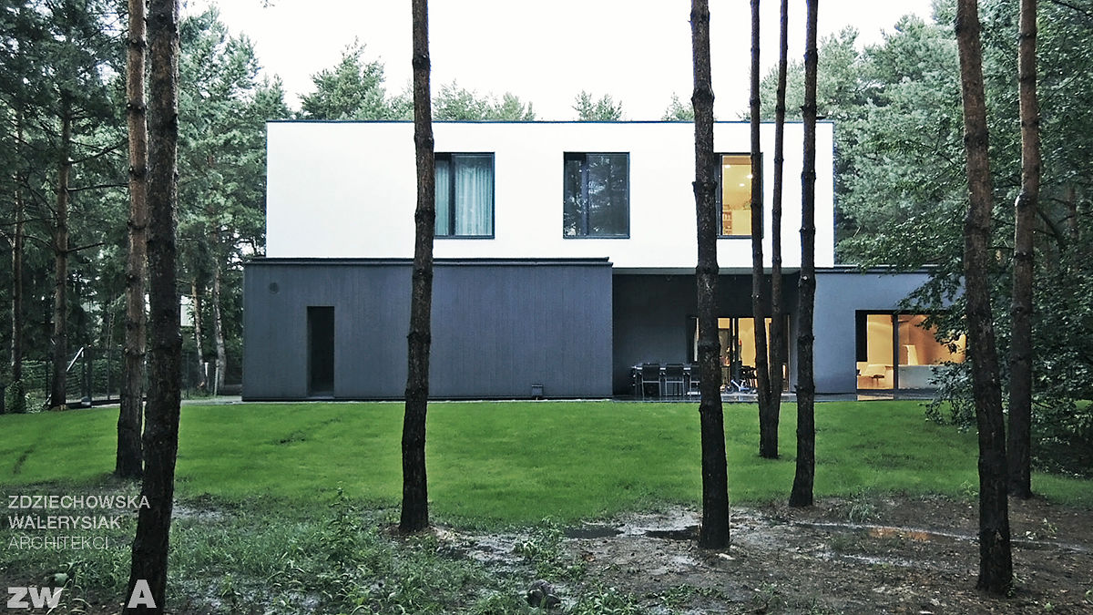 M - house, zwA Architekci zwA Architekci Casas de estilo moderno