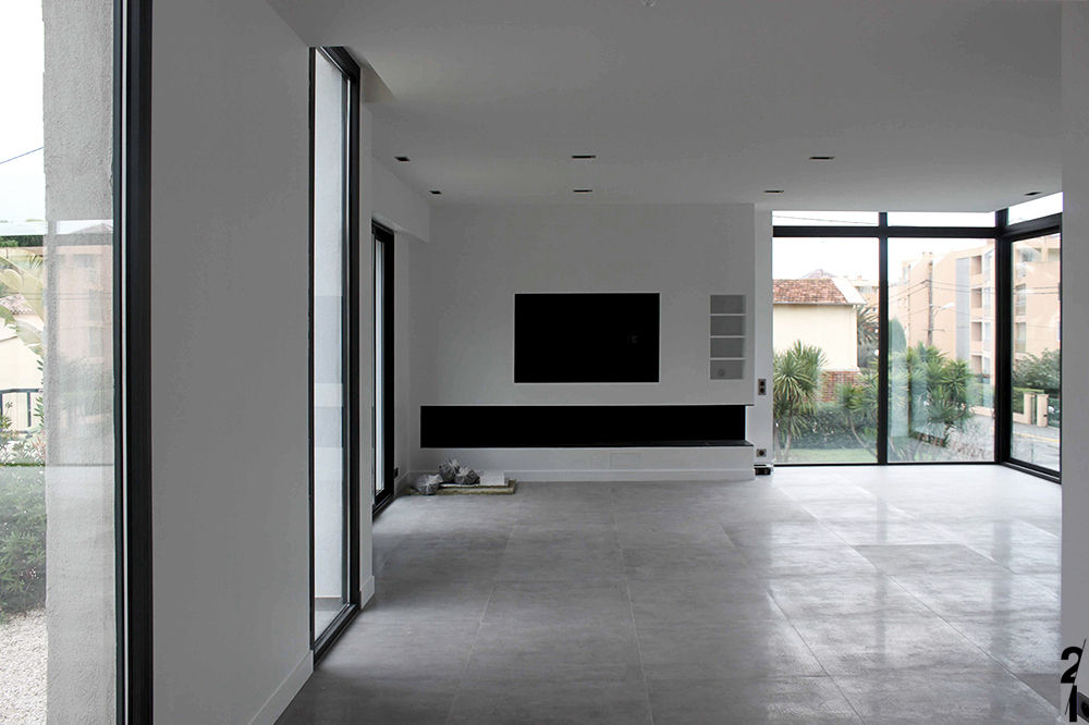 Villa Cagnes s/Mer, Deux et un Deux et un Modern living room