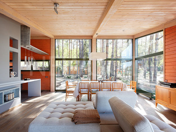 "Скандинавия 150", NEWOOD - Современные деревянные дома NEWOOD - Современные деревянные дома Living room