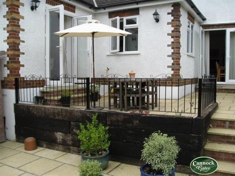 Winchester Metal Rialings from Cannock Gates Lifestyle Cannock Gates Ltd Classic style garden