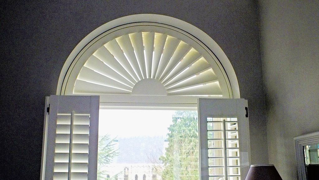 ARCHED WINOW SHUTTER, NEAT PLEAT NEAT PLEAT 窗戶 百葉窗與捲簾