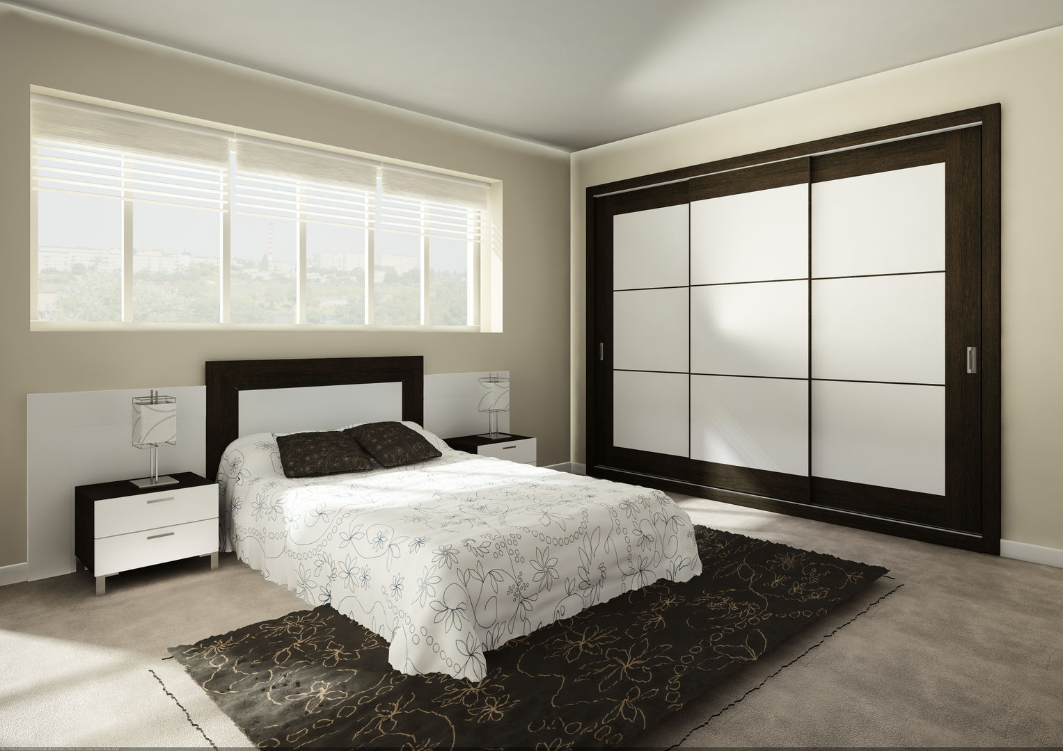 4 Dormitorios con imponente Personalidad y mucho Estilo, AstiDkora AstiDkora Modern Yatak Odası Elbise Dolabı & Komodinler
