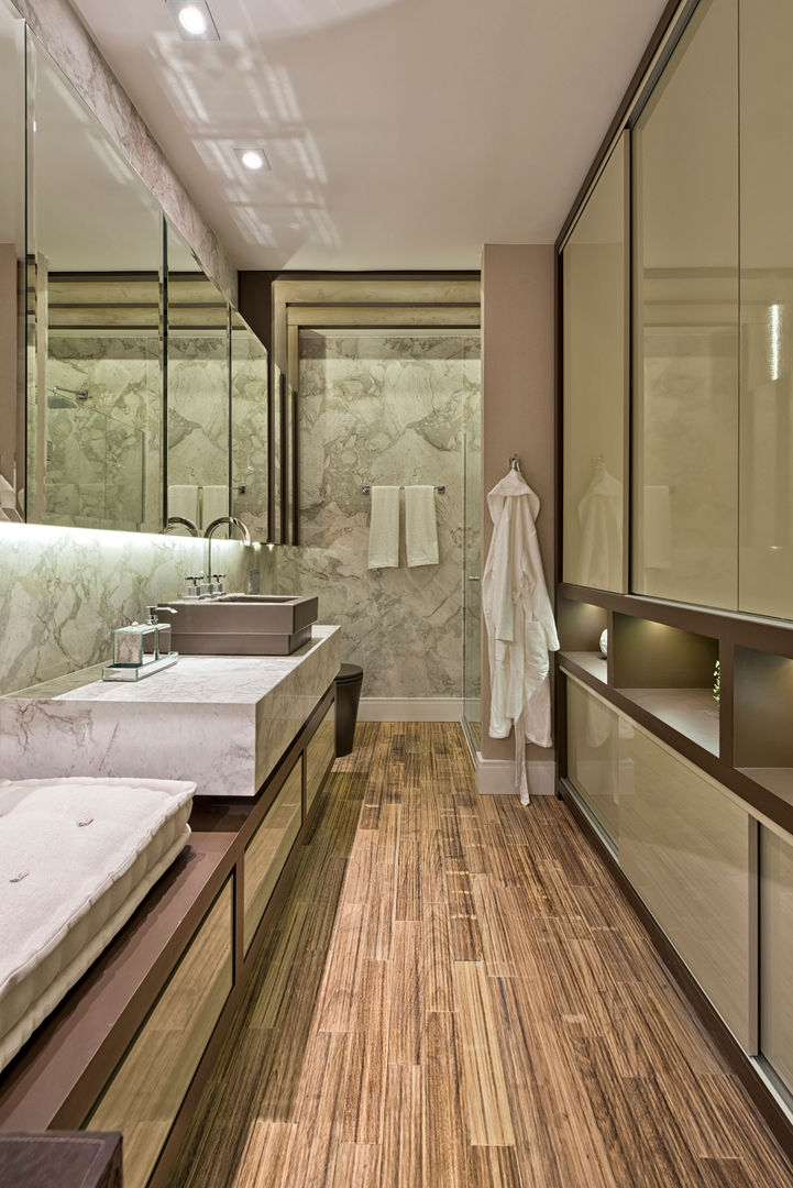 Banheiro com Piso de Madeira: Tire Todas as Suas Dúvidas Aqui | homify