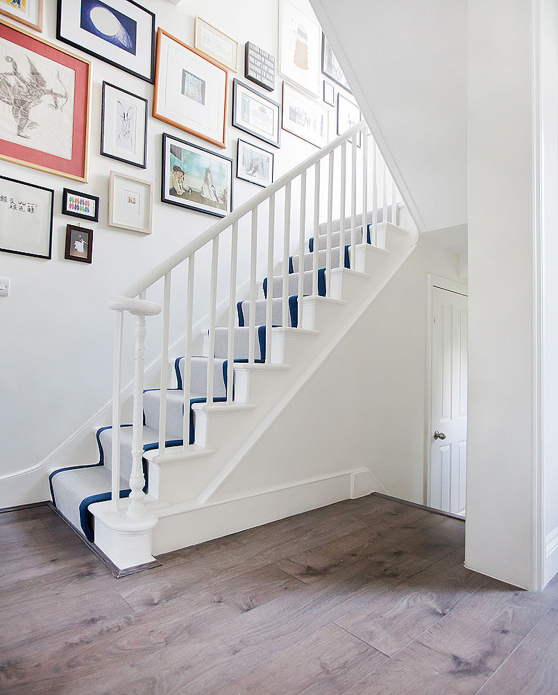 Main staircase William Gaze Ltd Klasik Koridor, Hol & Merdivenler